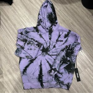 Tie Dye Purple Civil Regime Hoodie